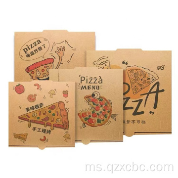 Kotak pizza, kotak untuk pizza mini, pembungkusan pizza forzen